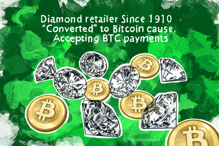 Diamond retailer Since 1910 “Converted” to Bitcoin cause, Accepting BTC payments