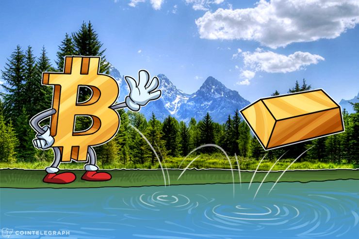 Rising Bitcoin Overtakes Falling Gold to Make History