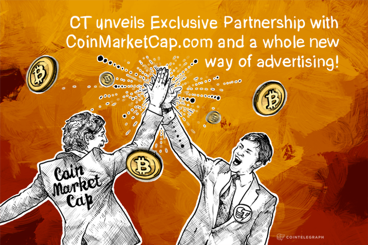 Cointelegraph’s Exclusive Partnership with CoinMarketCap.com revealed