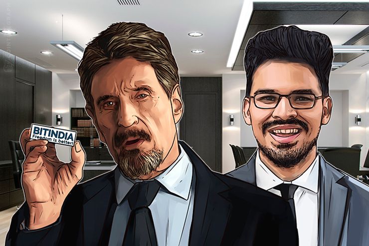 Revolução Blockchain na Índia apoiada por John McAfee