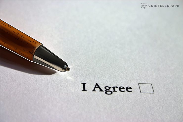 A pen and a point ‘I agree’
