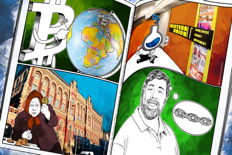Weekend Roundup: Ukraine Central Bank to Remove Bitcoin Obstacles, Ripple Labs Partners With Western Union