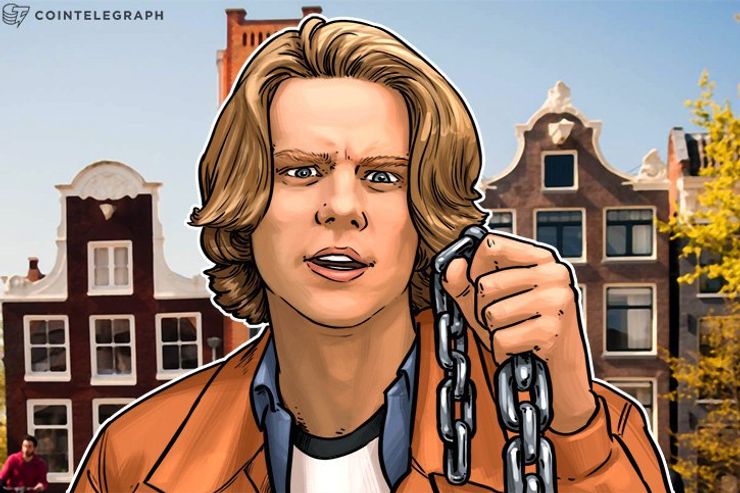 Animação holandesa e agenda Blockchain/cripto