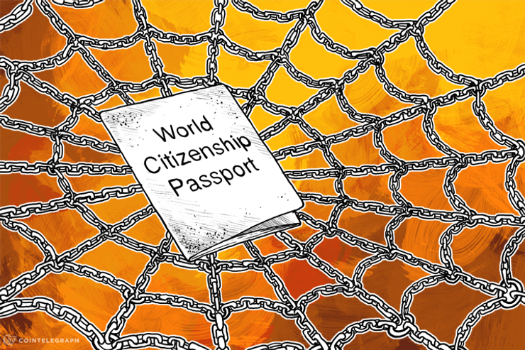 World Citizenship Passports with Bitcoin-like Blockchain