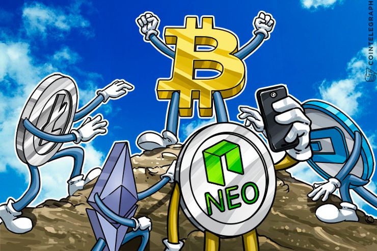 Preço Ascendente Permite à Moeda Digital NEO Entrar na Lista dos Top 10, Bitcoin Permanece no Topo