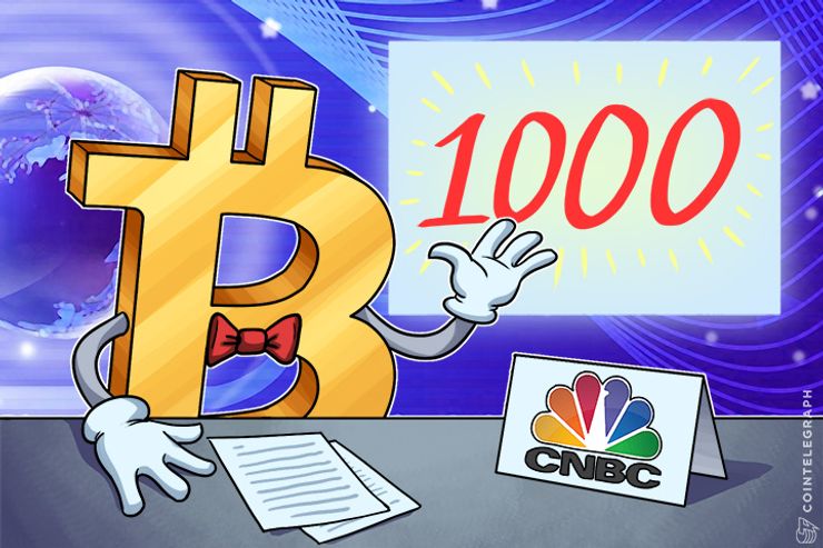CNBC: Forget About Dow, Bitcoin to Reach $1,000