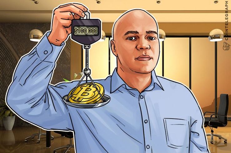Saxo Bank’s Van-Petersen: Bitcoin Price At $100k By 2019 Is ‘Prudent’