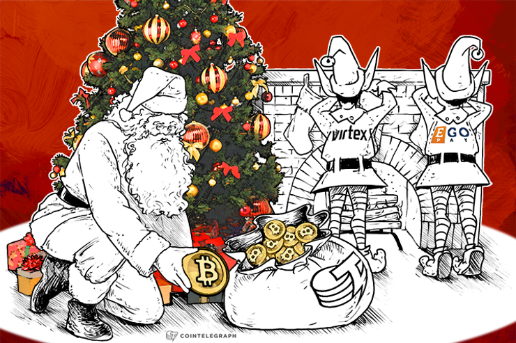 Ho-Ho-Ho! Have a Merry Bitcoin Christmas Compliments of Virtex, EgoPay