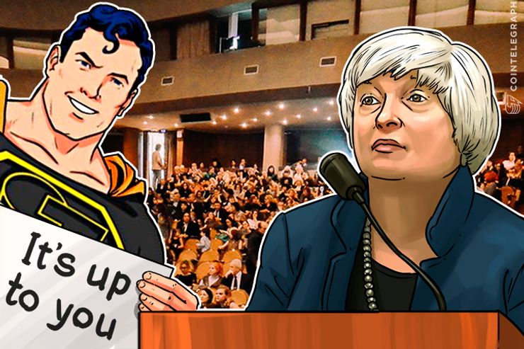 Concurso Cointelegraph Bitcoin Sign Guy 2017