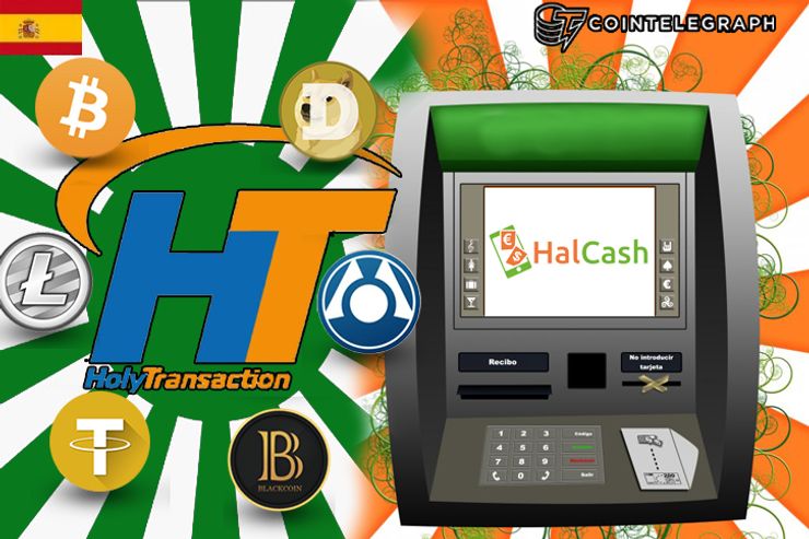 Cambiar bitcoins en España a través de 7.000 cajeros es posible con Holytransaction.