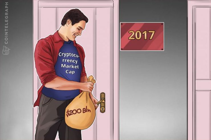 暗号通貨の市場規模が2017年終わりまでに2,000億ドルを突破する可能性