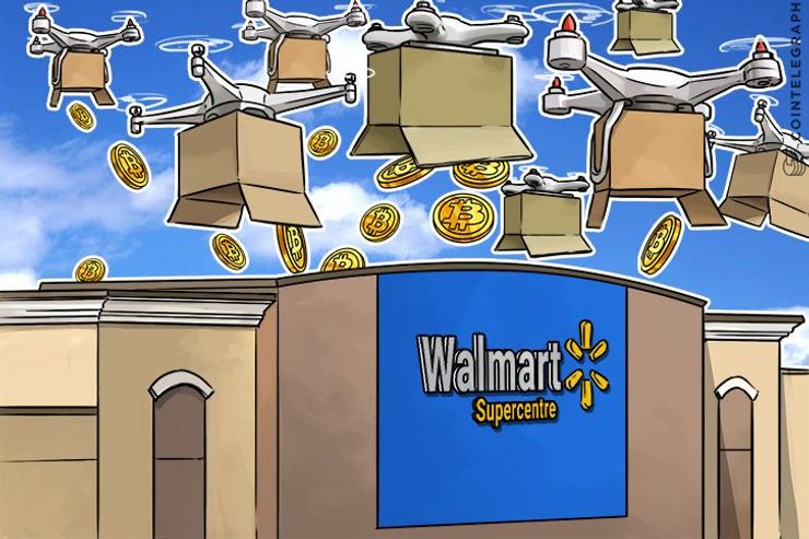 ウォルマートがブロックチェーン技術とドローンを組み合わせた荷物追跡システムに関する特許を出願