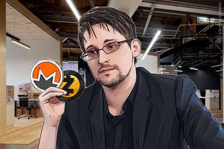 Snowden toma la iniciativa con su opinión sobre las criptomonedas en Twitter.