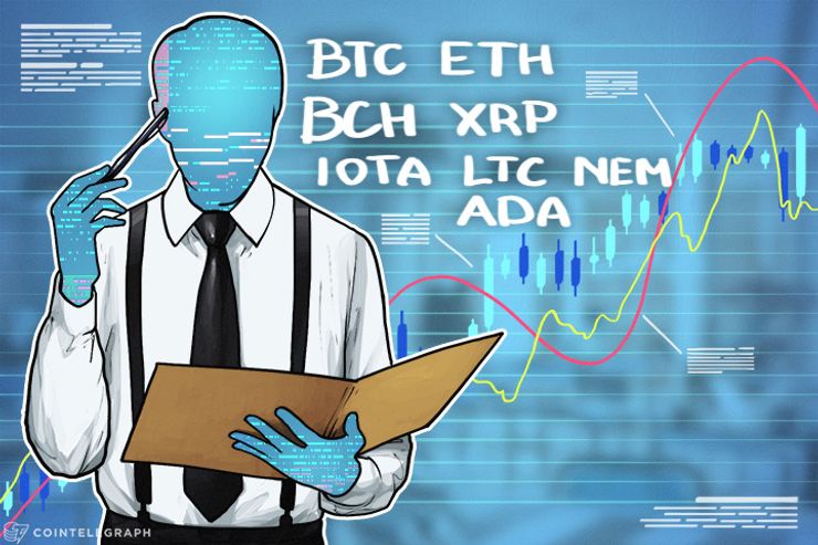 18年1月16日チャート分析・ビットコイン、イーサ、リップル、ビットコインキャッシュ、IOTA、ライトコイン、NEM、カルダノ