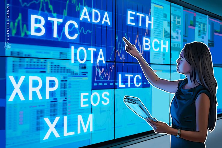 6月15日の仮想通貨チャート分析:ビットコイン、イーサリアム、リップル、ビットコインキャッシュ、EOS、ライトコイン、カルダノ、ステラ、IOTA