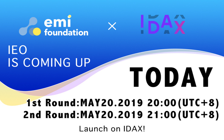 ブロックチェーン技術を活用した世界初の医療情報プラットフォーム「EMI」が日本時間本日21時に仮想通貨取引所IDAXでIEOを実施