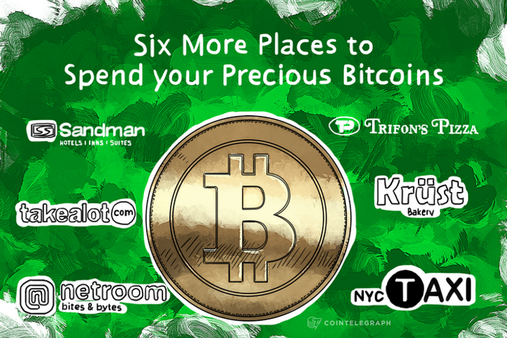 Six More Places to Spend your Precious Bitcoins