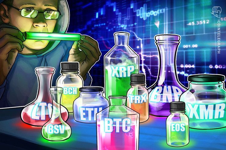 Price Analysis Jan 15: BTC, ETH, XRP, BCH, BSV, LTC, EOS, BNB, TRX, XMR