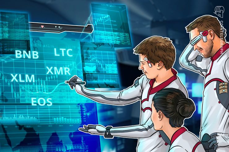 Übersicht über die Top-5-Krypto-Performer: Binance Coin, Litecoin, NEXO, EOS, Stellar, Monero