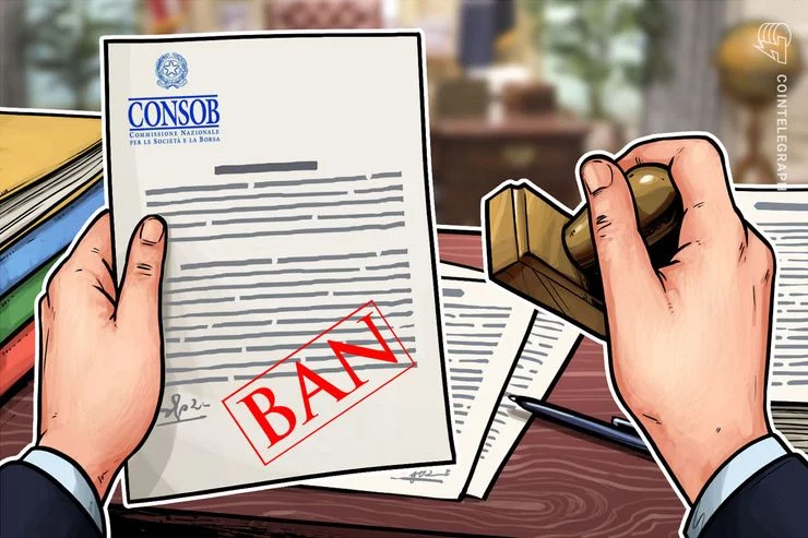 La CONSOB sospende il servizio d'investimento Tessline e la criptovaluta Liracoin