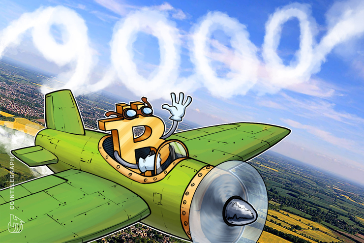 Bitcoin rompe resistência de US$ 9.000