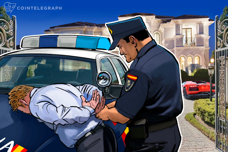 Pandilla de ciberdelincuentes ruso-ucraniana arrestada en España, supuestamente usó BTC para lavar $1.24 mil millones