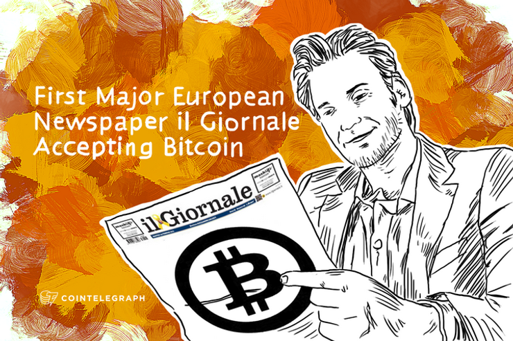 First Major European Newspaper il Giornale Accepting Bitcoin