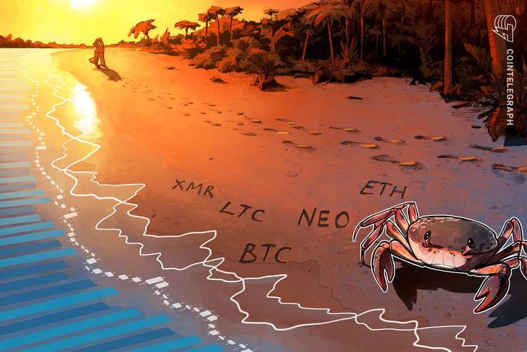 Top 5 Krypto-Performer: NEO, LTC, BTC, ETH, XMR