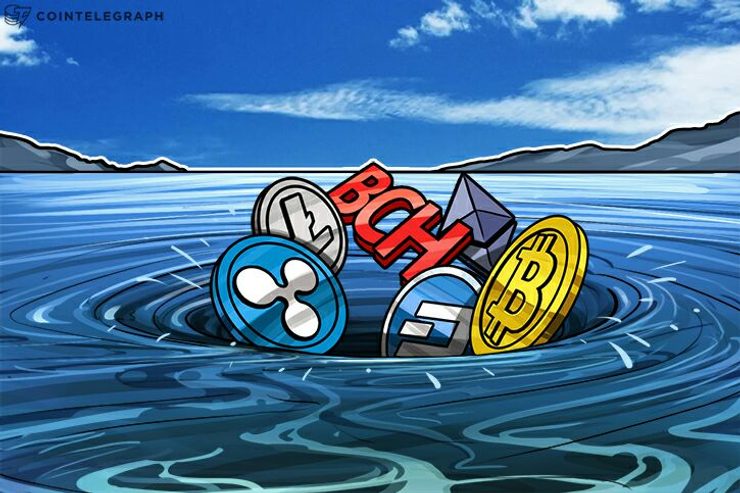 O mercado das criptomoedas leva um tombo com o medo da bolha Ripple assombrando