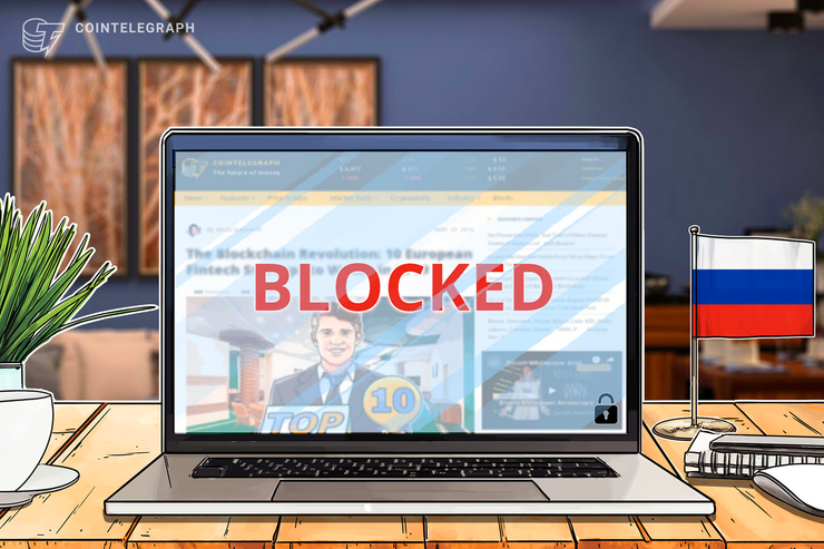 Cointelegraph é bloqueado na Rússia