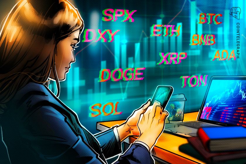 Price analysis 8/26: SPX, DXY, BTC, ETH, BNB, SOL, XRP, DOGE, TON, ADA