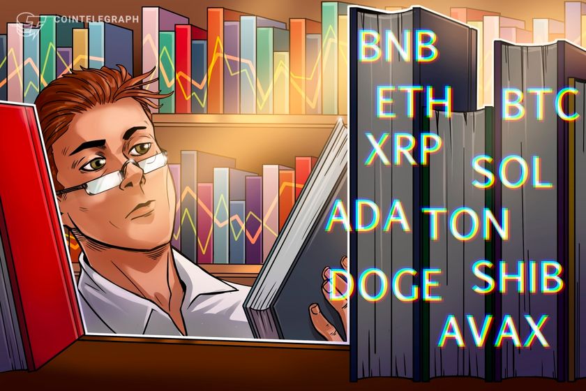  Price analysis 10/9: BTC, ETH, BNB, SOL, XRP, DOGE, TON, ADA, AVAX, SHIB 