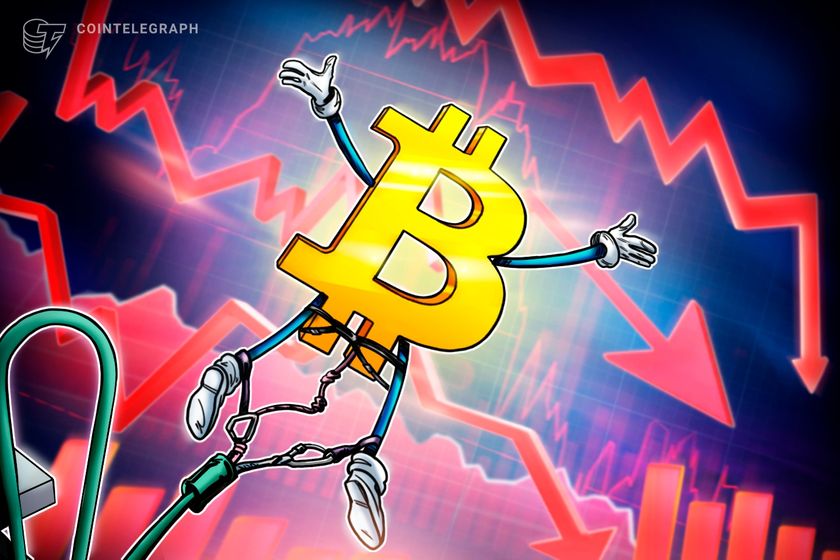 Bitcoin blips down as Fed’s Powell says no ‘hurry to lower rates’