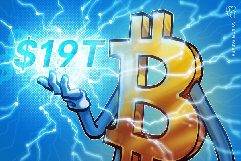 $19 trillion in transactions settled on the Bitcoin network in 2024