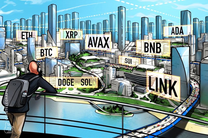 Price analysis 1/8: BTC, ETH, XRP, BNB, SOL, DOGE, ADA, AVAX, SUI, LINK