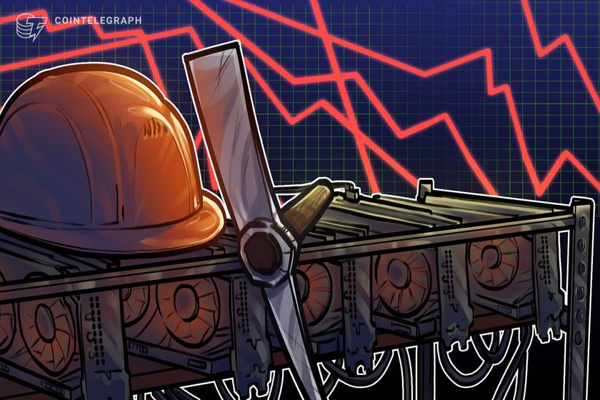 Monthly Bitcoin production drops as miners fight rising hashrate