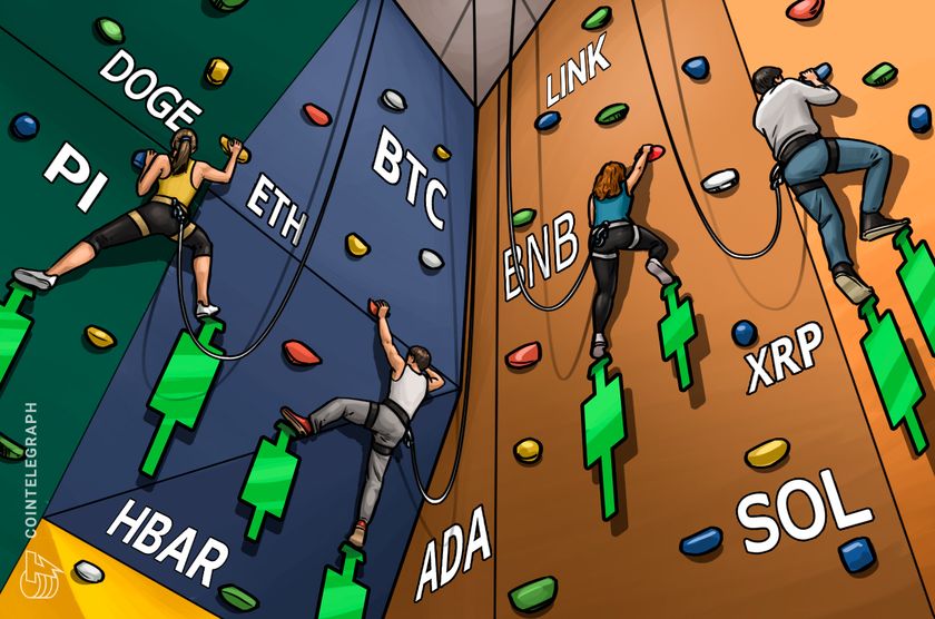 Price analysis 3/5: BTC, ETH, XRP, BNB, SOL, ADA, DOGE, PI, HBAR, LINK