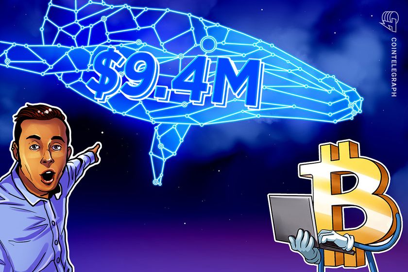  Whale closes $516M 40x Bitcoin short, pockets $9.4M profit in 8 days 