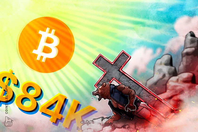  Bitcoin risks new &#039;death cross&#039; as BTC price tackles $84K resistance 