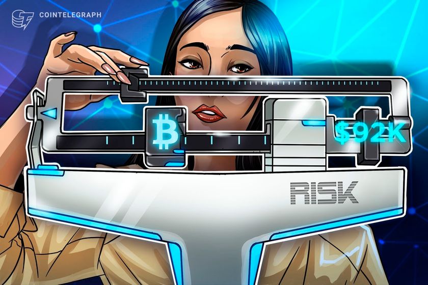 Bitcoin risks sub-$92K...