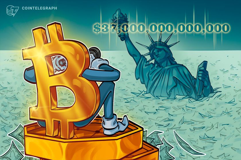 Here’s what Bitcoin did while the US added to its T debt